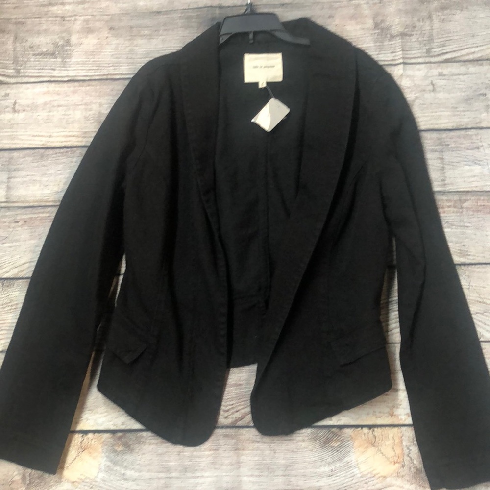Life In Progress sz medium black blazer/light jacket